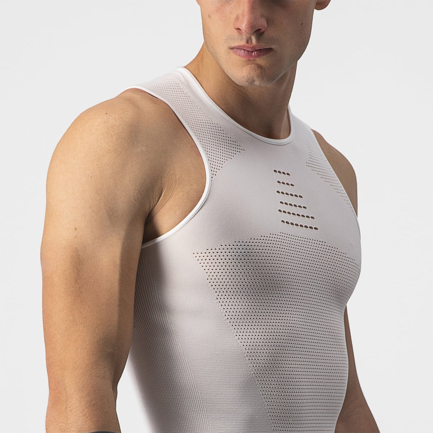 CASTELLI CORE SEAMLESS Mouwloos Ondergoed Wit