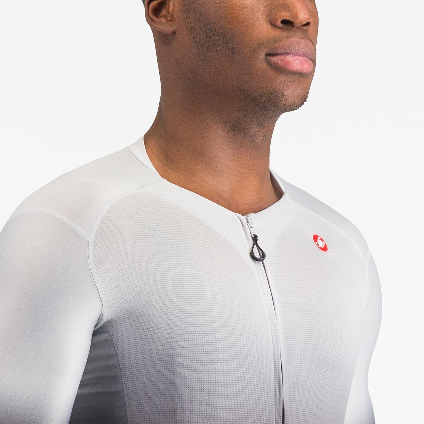 CASTELLI UPF Korte Mouw Jersey Grijs