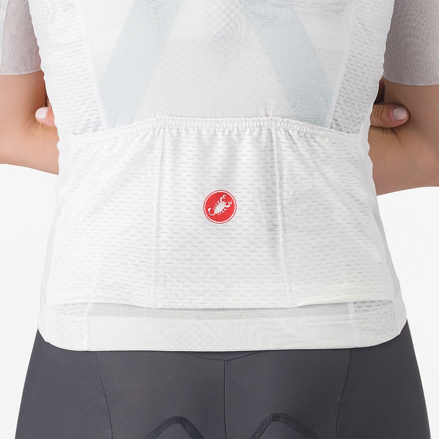 CASTELLI FANTASIA Damestrui Korte Mouw Wit