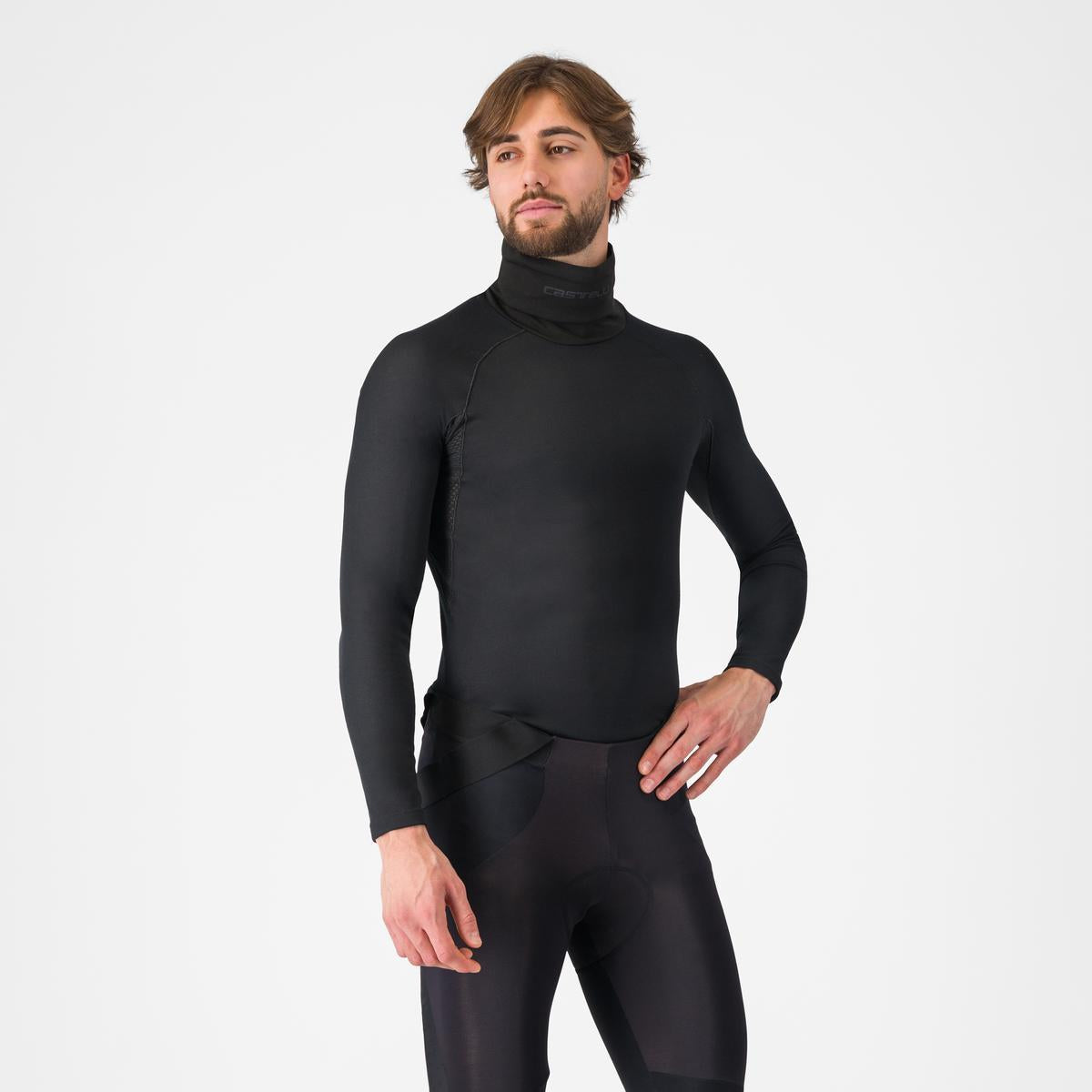 CASTELLI FLANDERS 2 HIGH NECK WARMER Lange Mouw Ondergoed Zwart