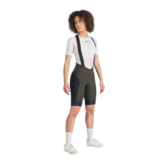 Dames SPORTFUL SUPERGIARA 2 Bib Short Khaki/Zwart