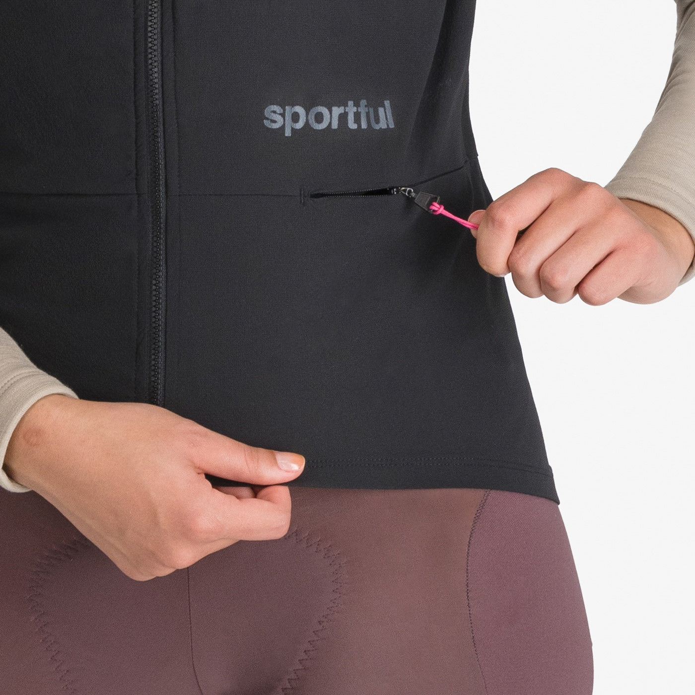 SPORTFUL SUPERGIARA 2 Vrouwen Mnachless Jas Zwart