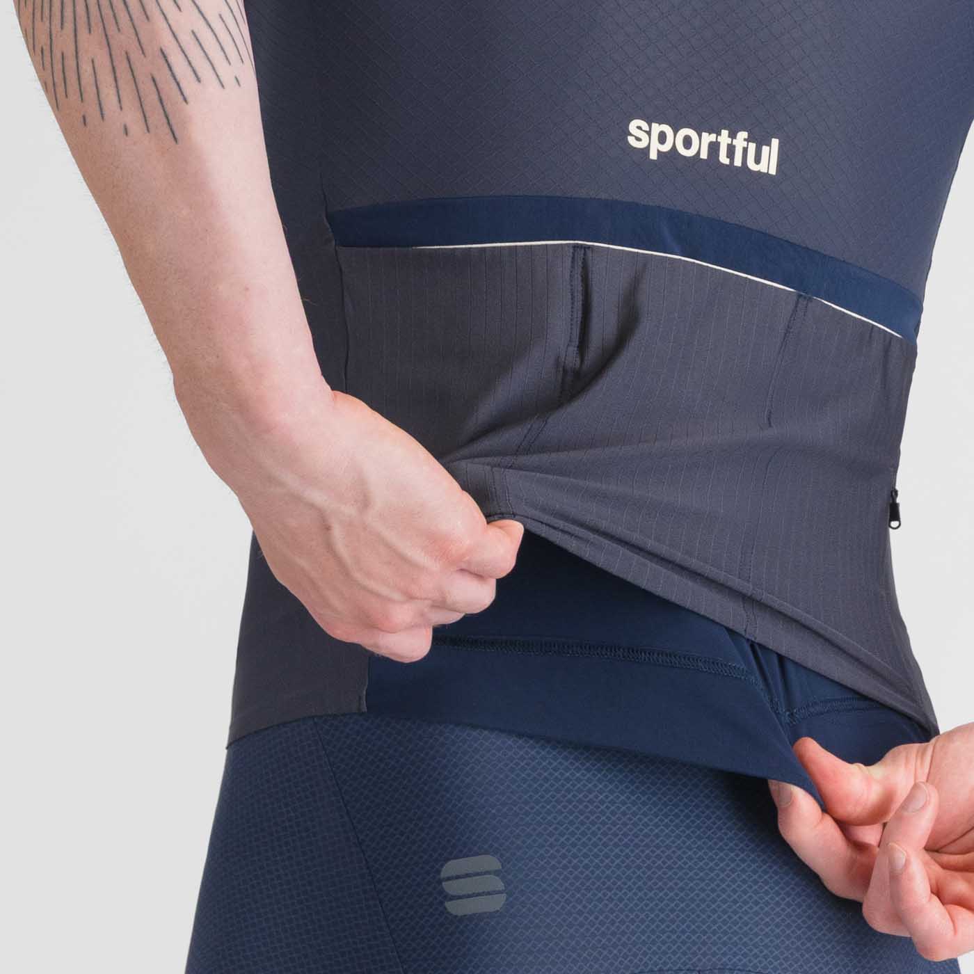 SPORTFUL HYPEREPIC Korte Mouw Jersey Navy