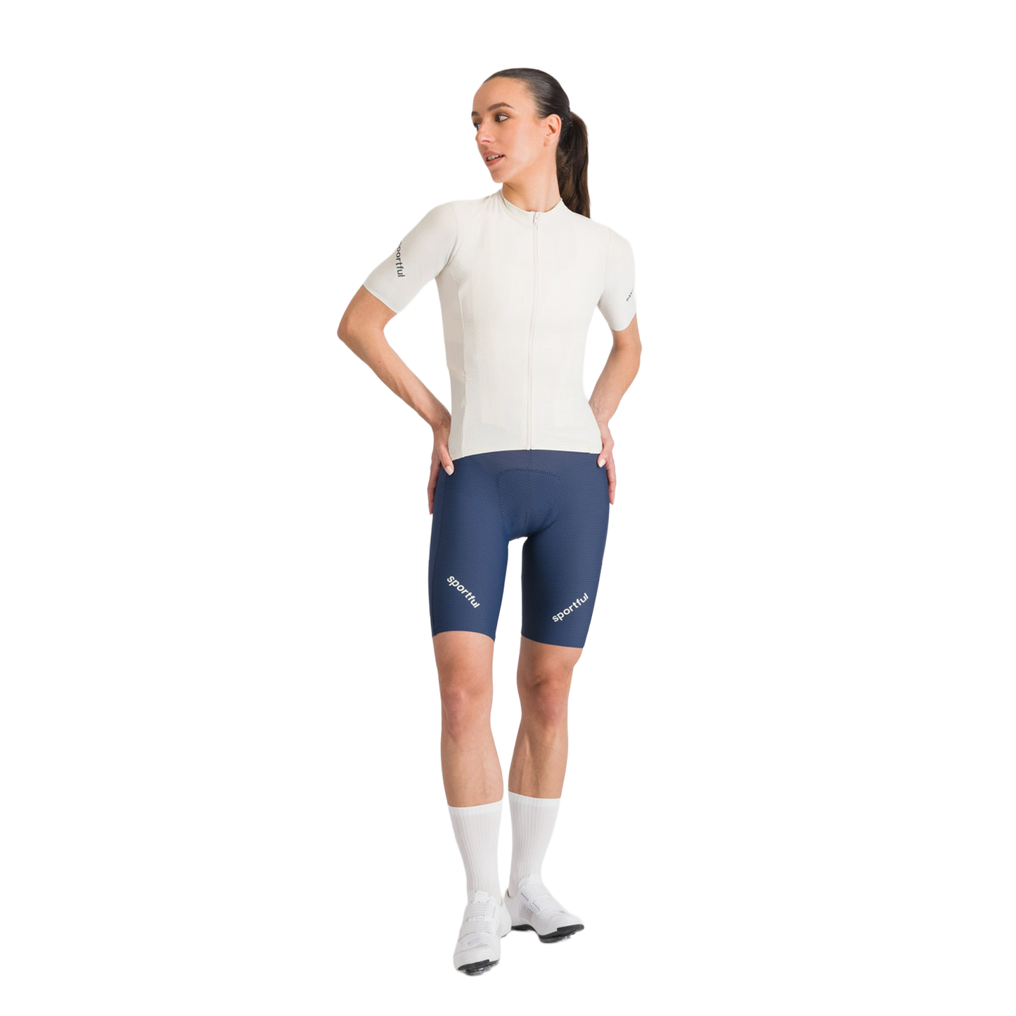 Dames SPORTFUL HYPEREPIC Korte Mouw Jersey Crème