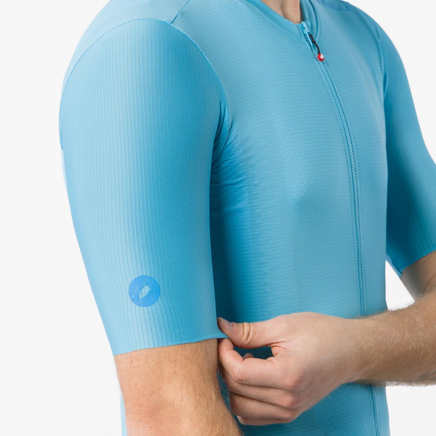 CASTELLI ESPRESSO 2 Korte Mouw Jersey Turquoise