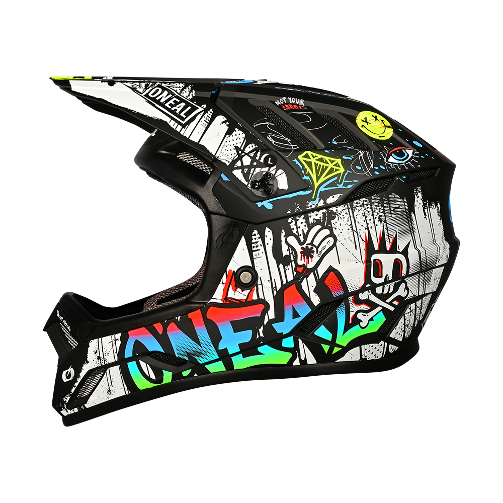 O'NEAL BACKFLIP RANCID MTB Helm Zwart/Wit