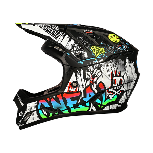 O'NEAL BACKFLIP RANCID MTB Helm Zwart/Wit