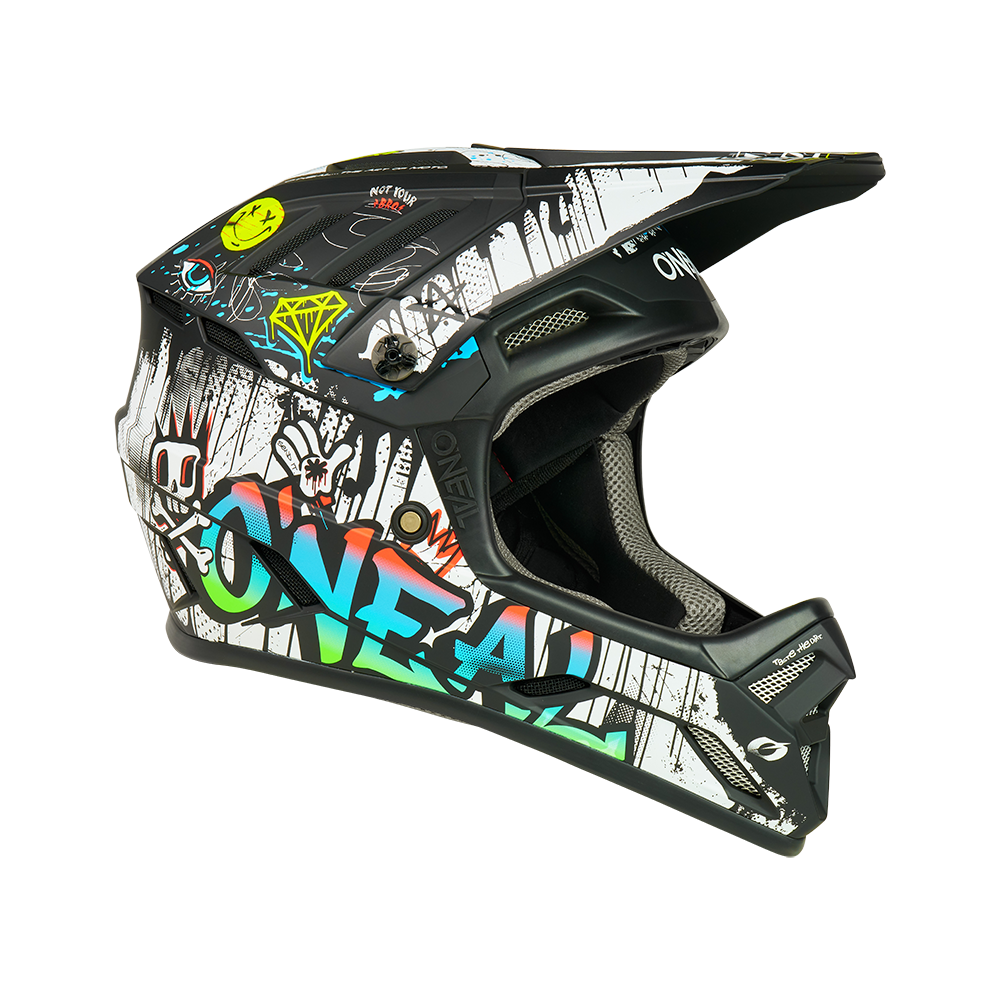 O'NEAL BACKFLIP RANCID MTB Helm Zwart/Wit