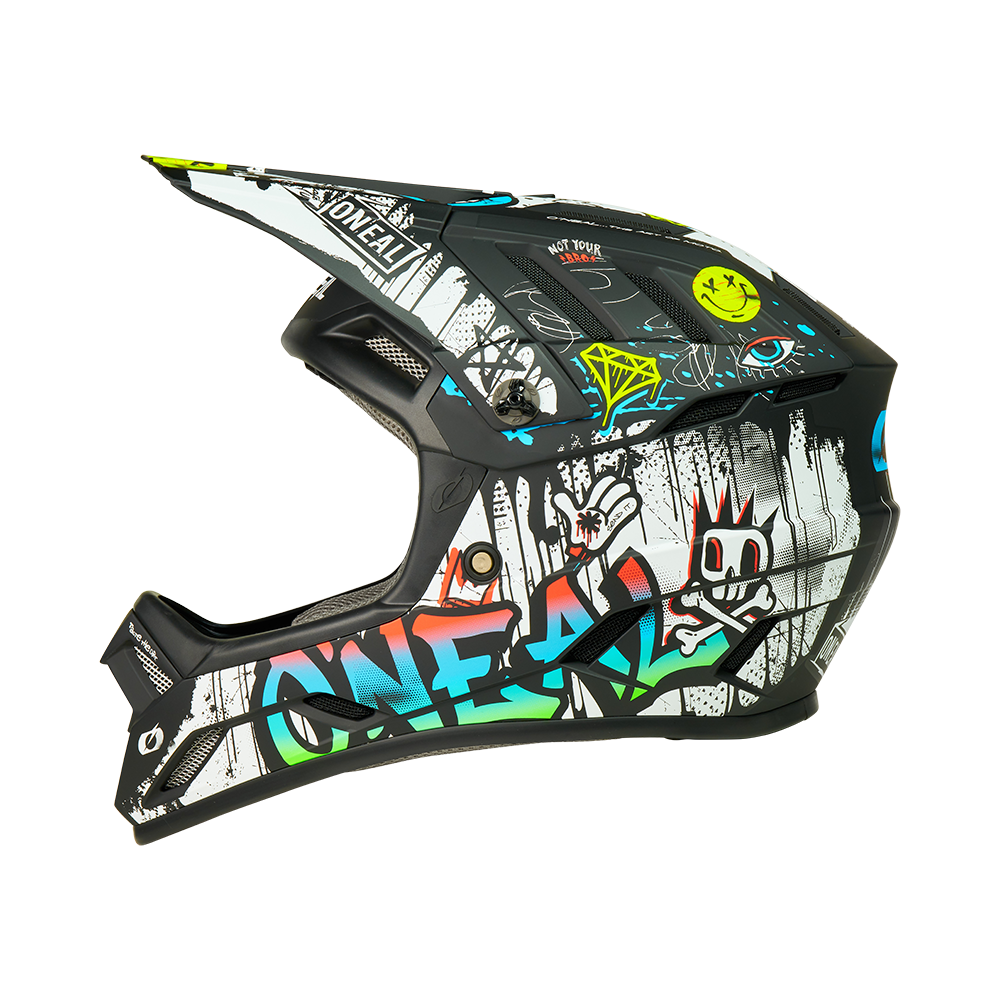 O'NEAL BACKFLIP RANCID MTB Helm Zwart/Wit