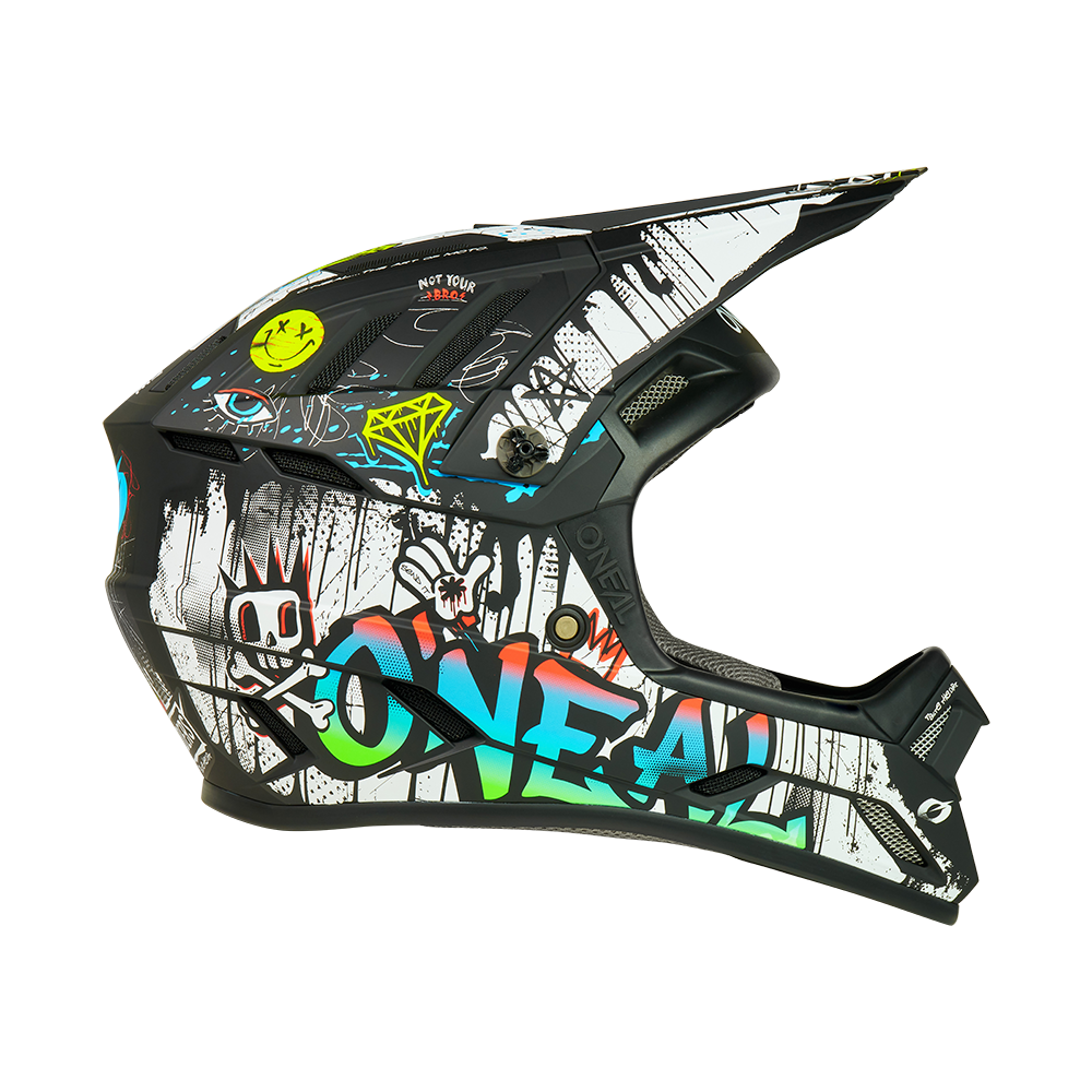 O'NEAL BACKFLIP RANCID MTB Helm Zwart/Wit