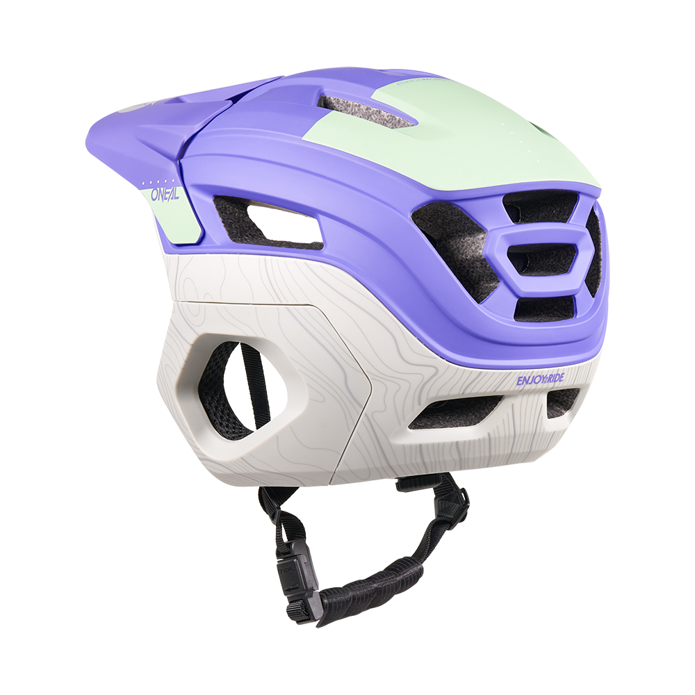 O'NEAL TRAPPER EVO TOPO MTB Helm Paars