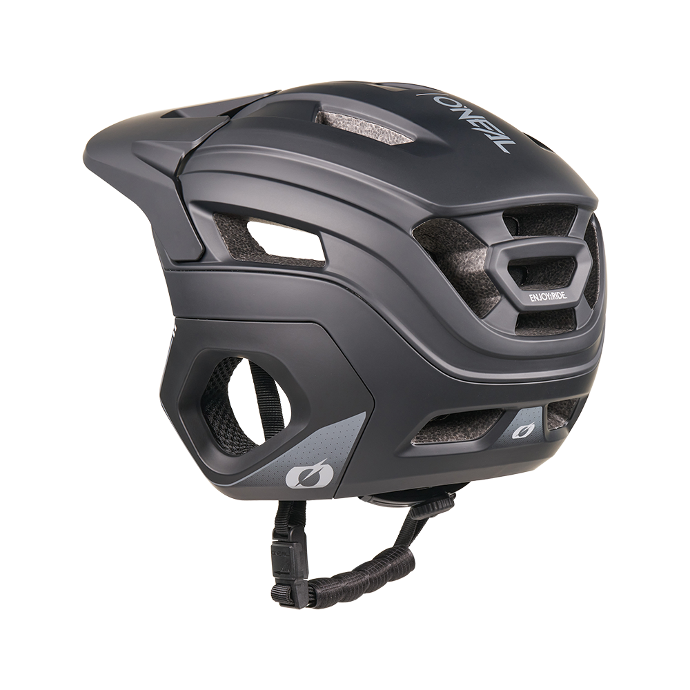 O'NEAL TRAPPER EVO SOLID MTB Helm Zwart