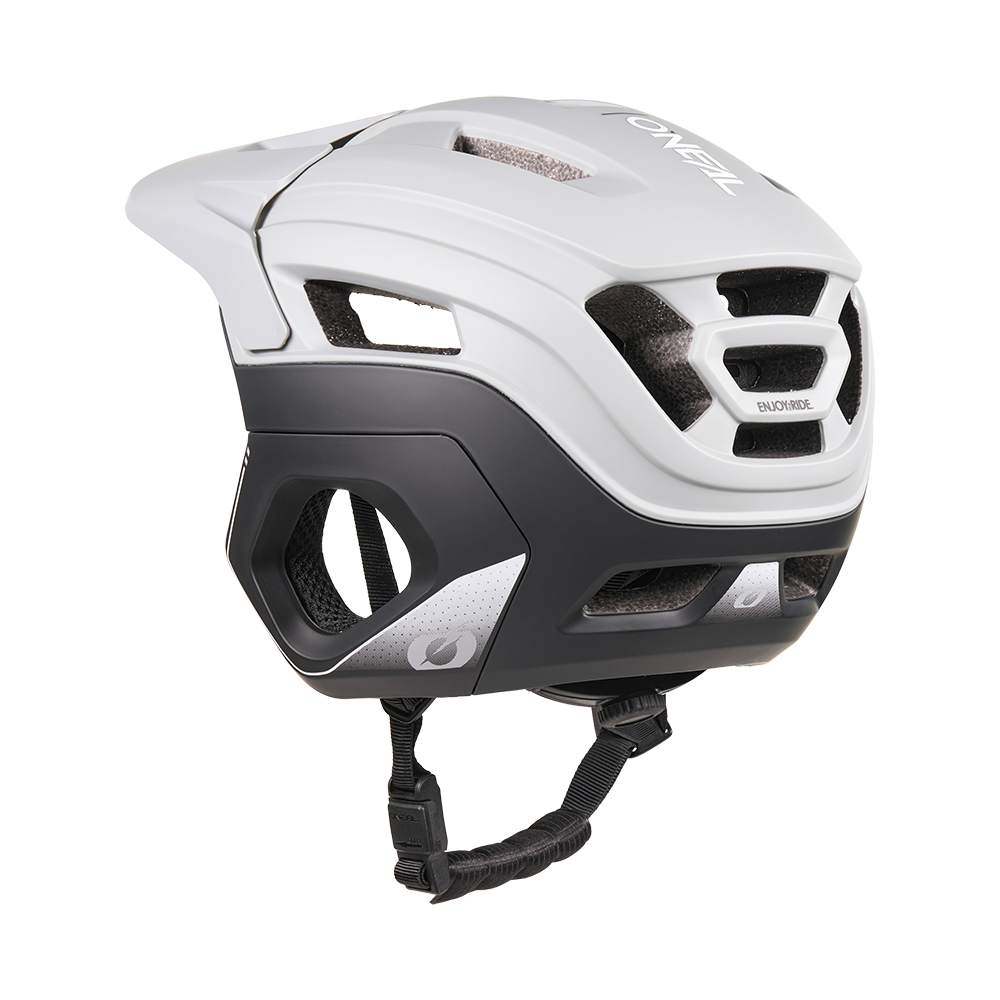 O'NEAL TRAPPER EVO SOLID MTB Helm Zwart/Grijs