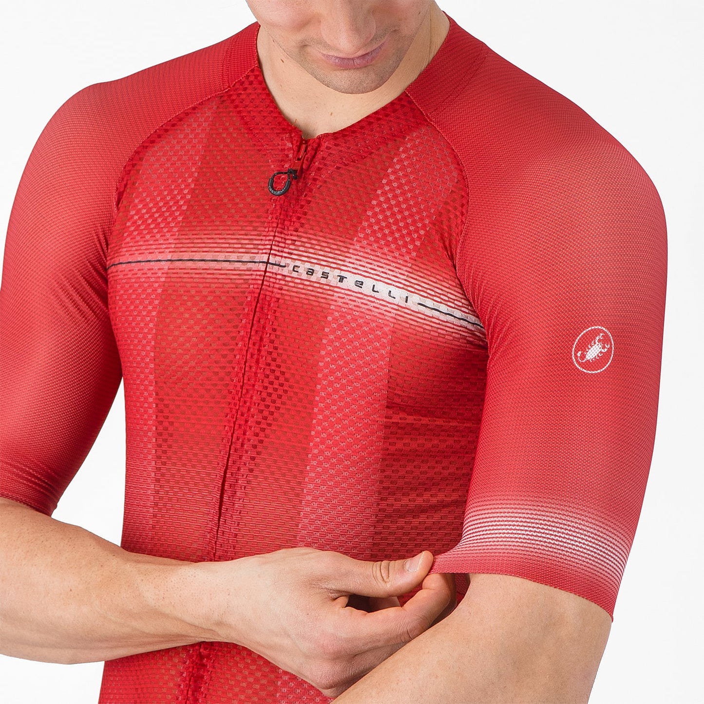 CASTELLI CLIMBER'S A/C Korte Mouw Trui Rood