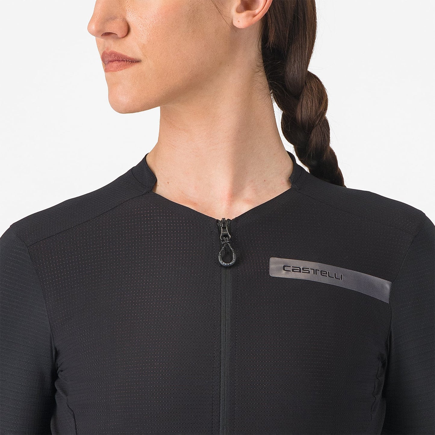 CASTELLI PREMIO EVO Damestrui Korte Mouw Zwart