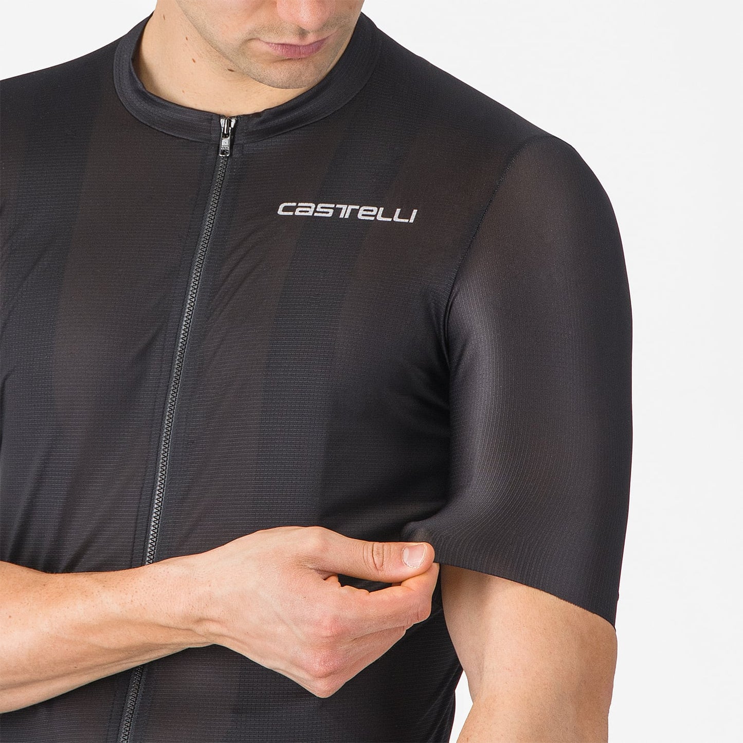 CASTELLI UNLIMITED ENTRATA 3 Korte Mouw Jersey Zwart