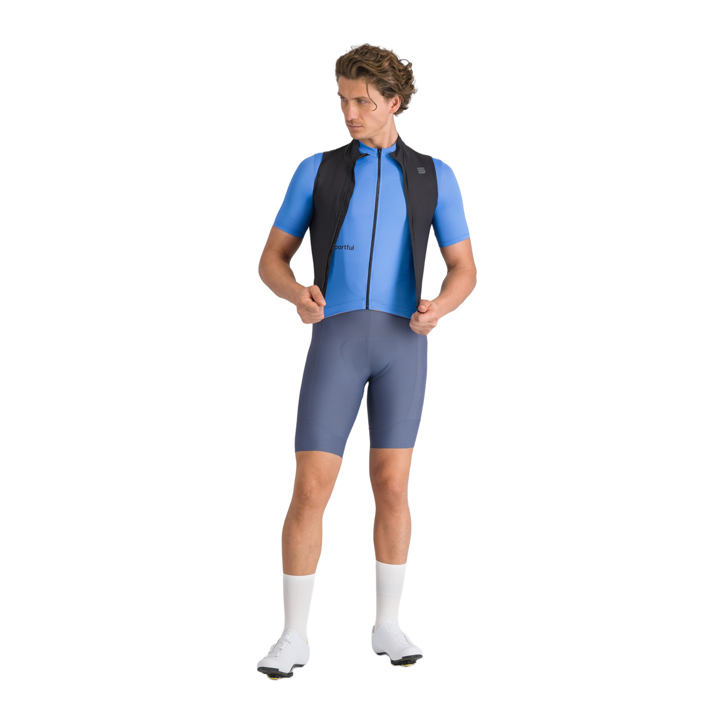 SPORTFUL CLASSIC JERSEY Korte Mouw Trui Blauw
