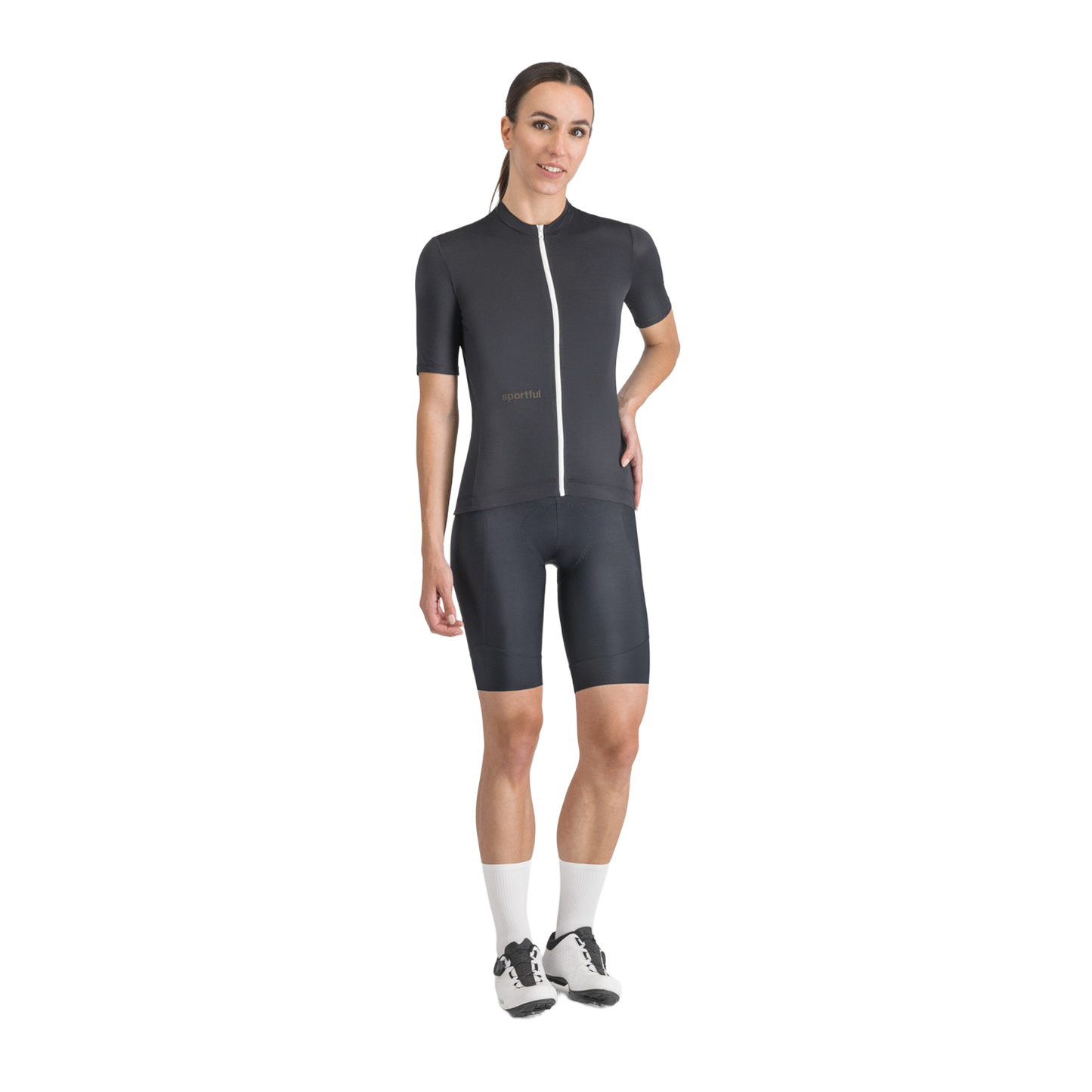 Dames SPORTFUL CLASSIC Korte Mouw Jersey Zwart