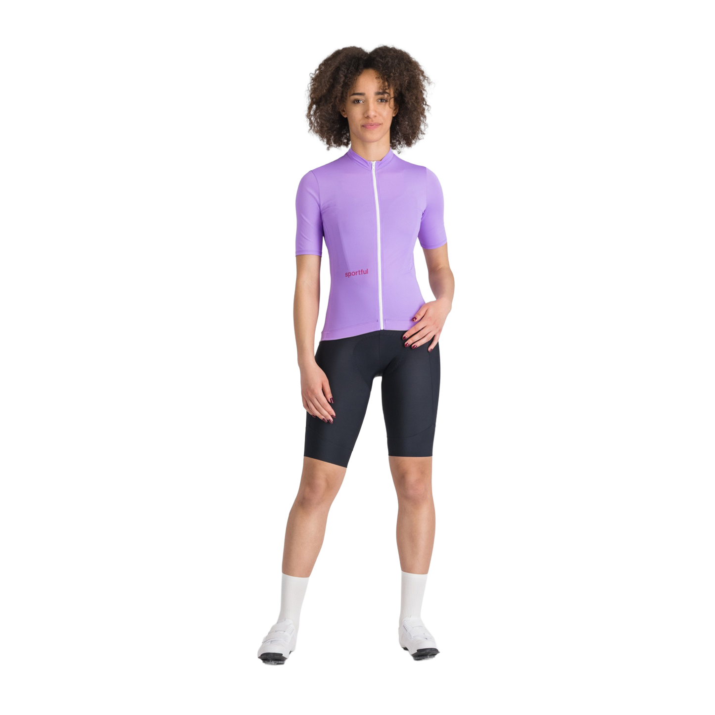 Dames SPORTFUL CLASSIC korte mouwen Jersey paars