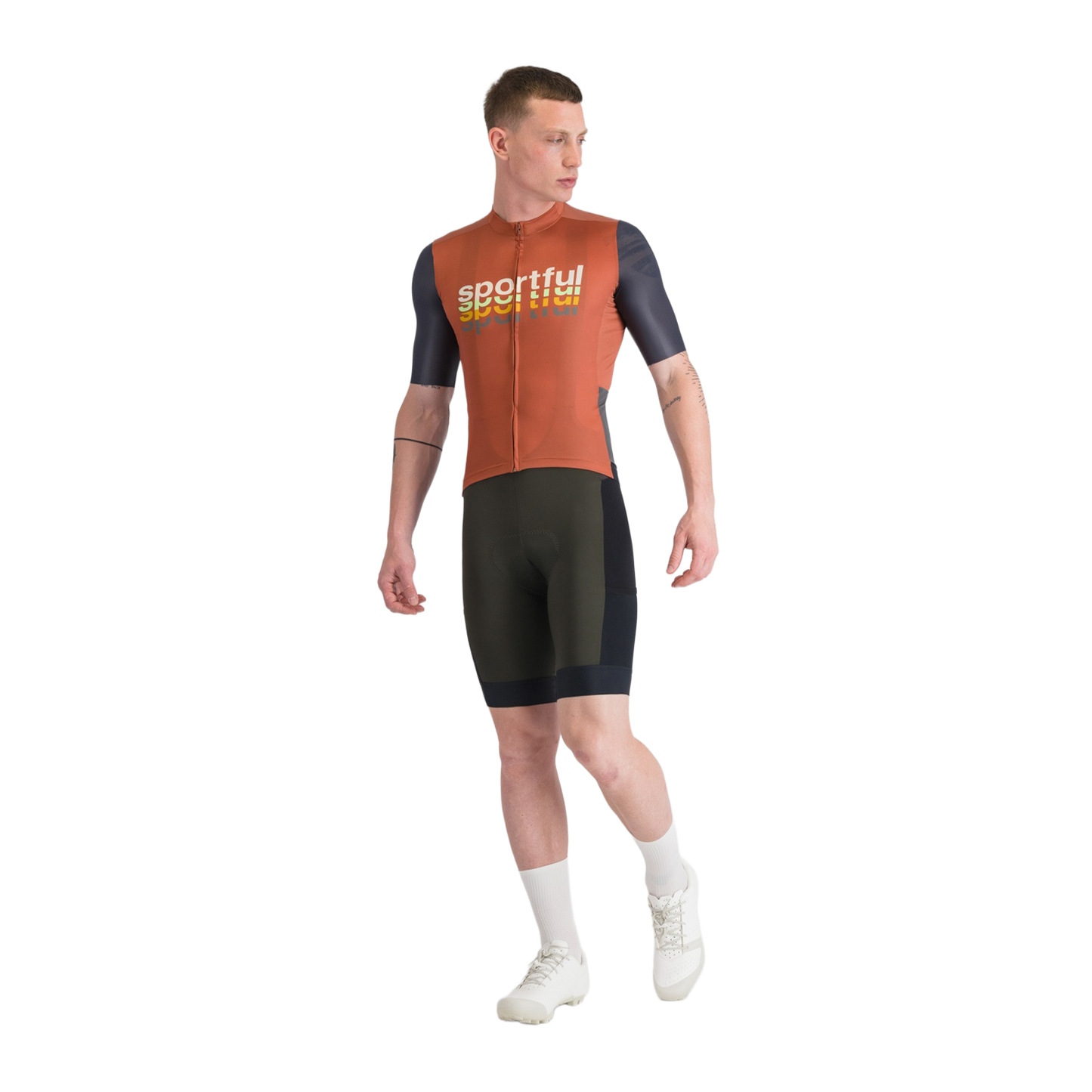 SPORTFUL SUPERGIARA 2 LOGO Korte Mouw Trui Oranje