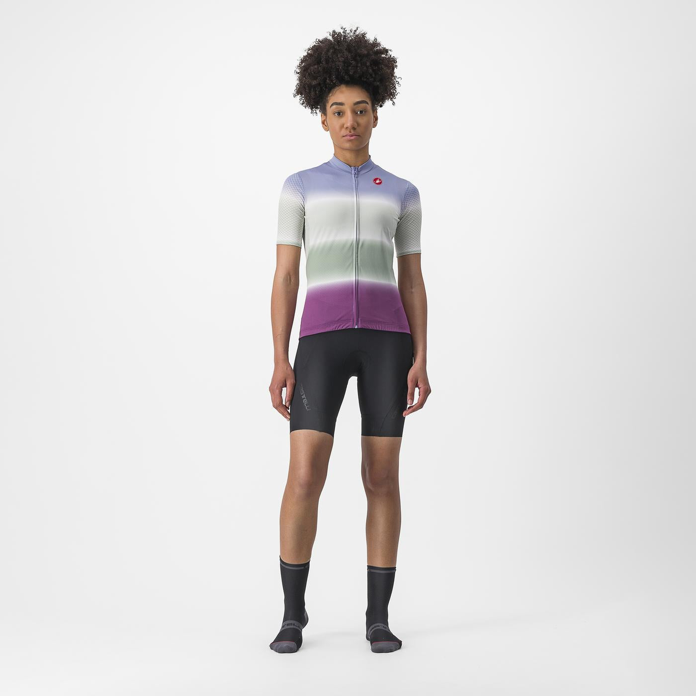 CASTELLI DOLCE Korte Mouw Jersey Paars