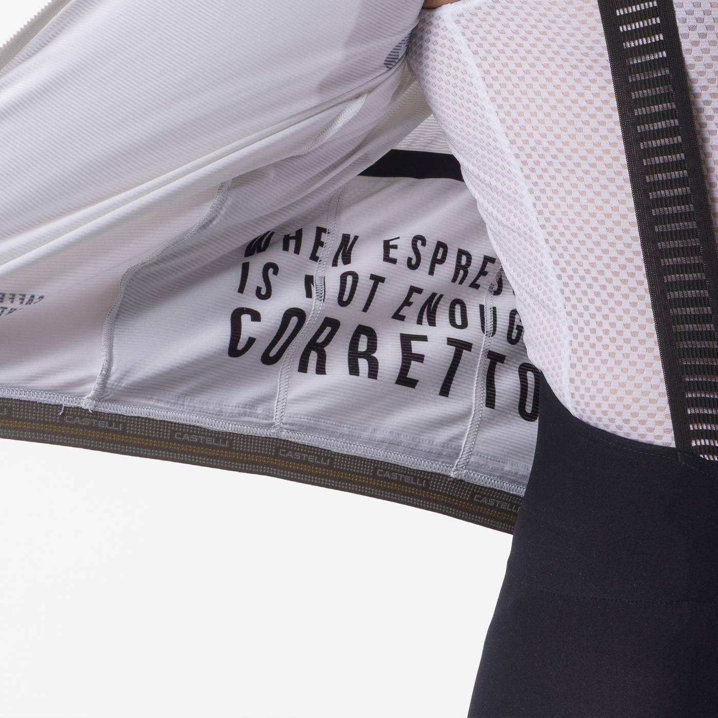 CASTELLI CORRETTO Korte Mouw Ivoor/Kleurige Jersey
