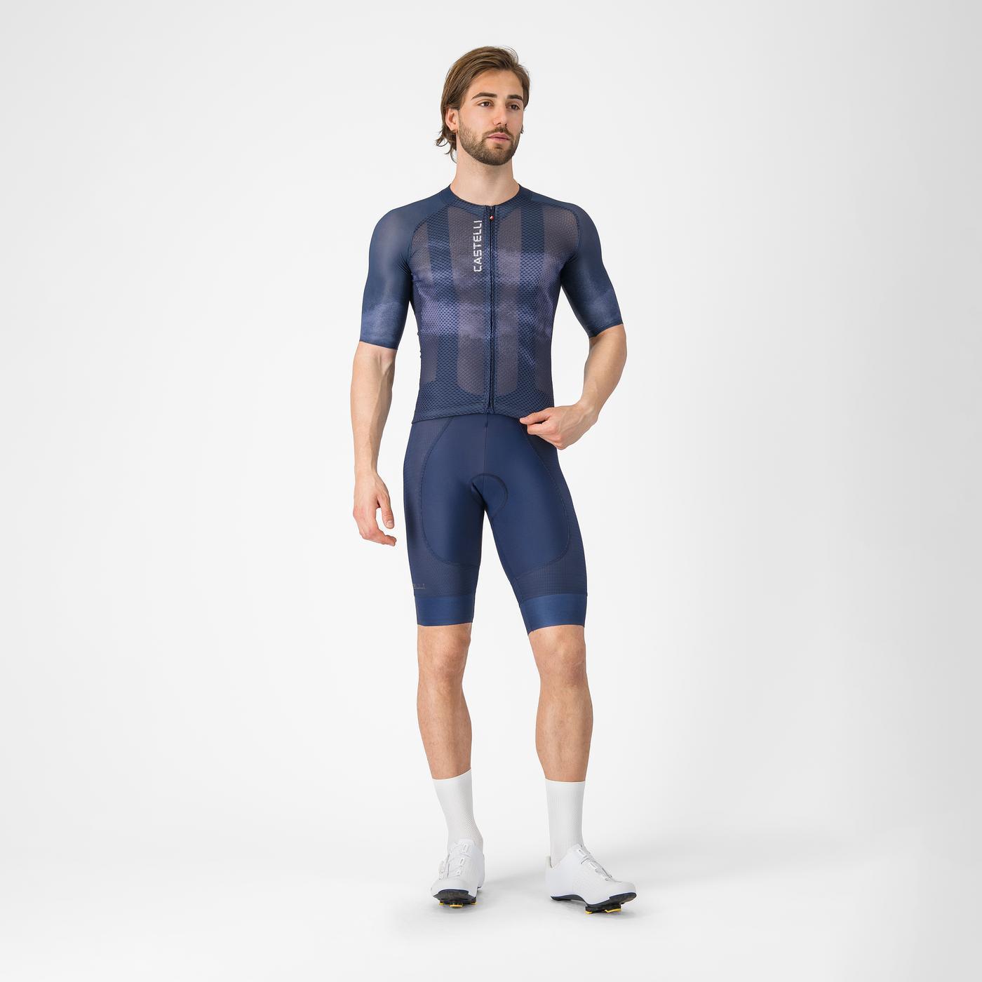 CASTELLI CLIMBER'S A/C Korte Mouw Jersey Navy