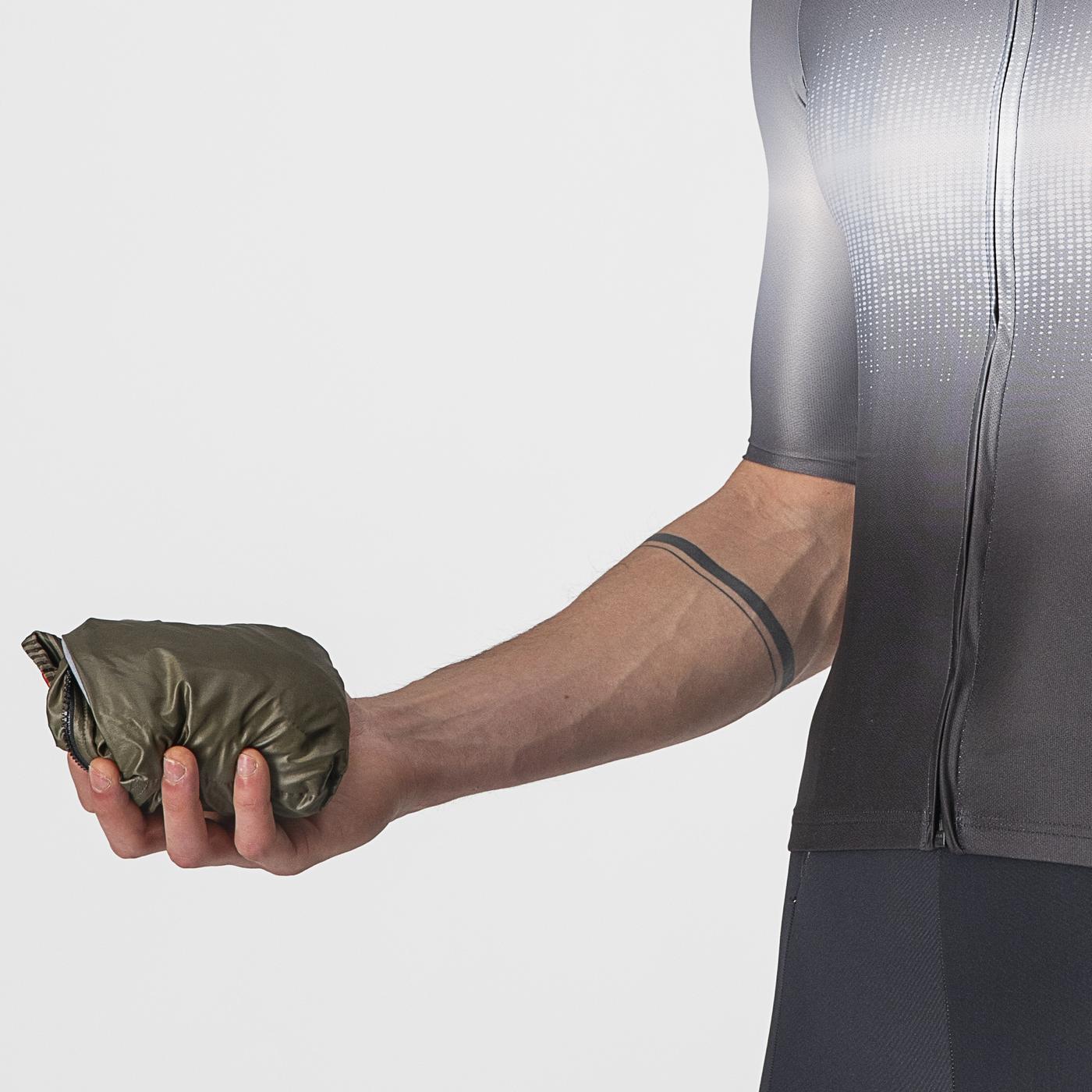 CASTELLI ARIA Mouwloze Jas Bruin