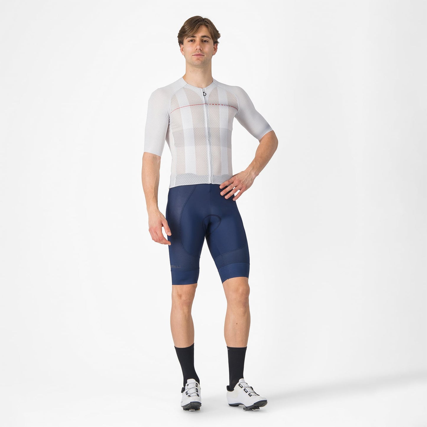 CASTELLI CLIMBER'S A/C Korte Mouw Jersey Grijs