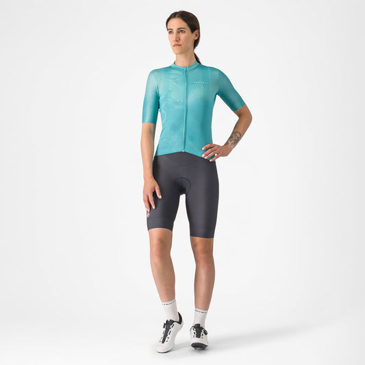 CASTELLI FANTASIA Damestrui Korte Mouw Turquoise