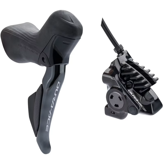 Rechter Shifter/Remhendel en Achterremklauw SHIMANO DURA-ACE DI2 R9270 Flat Mount 12V