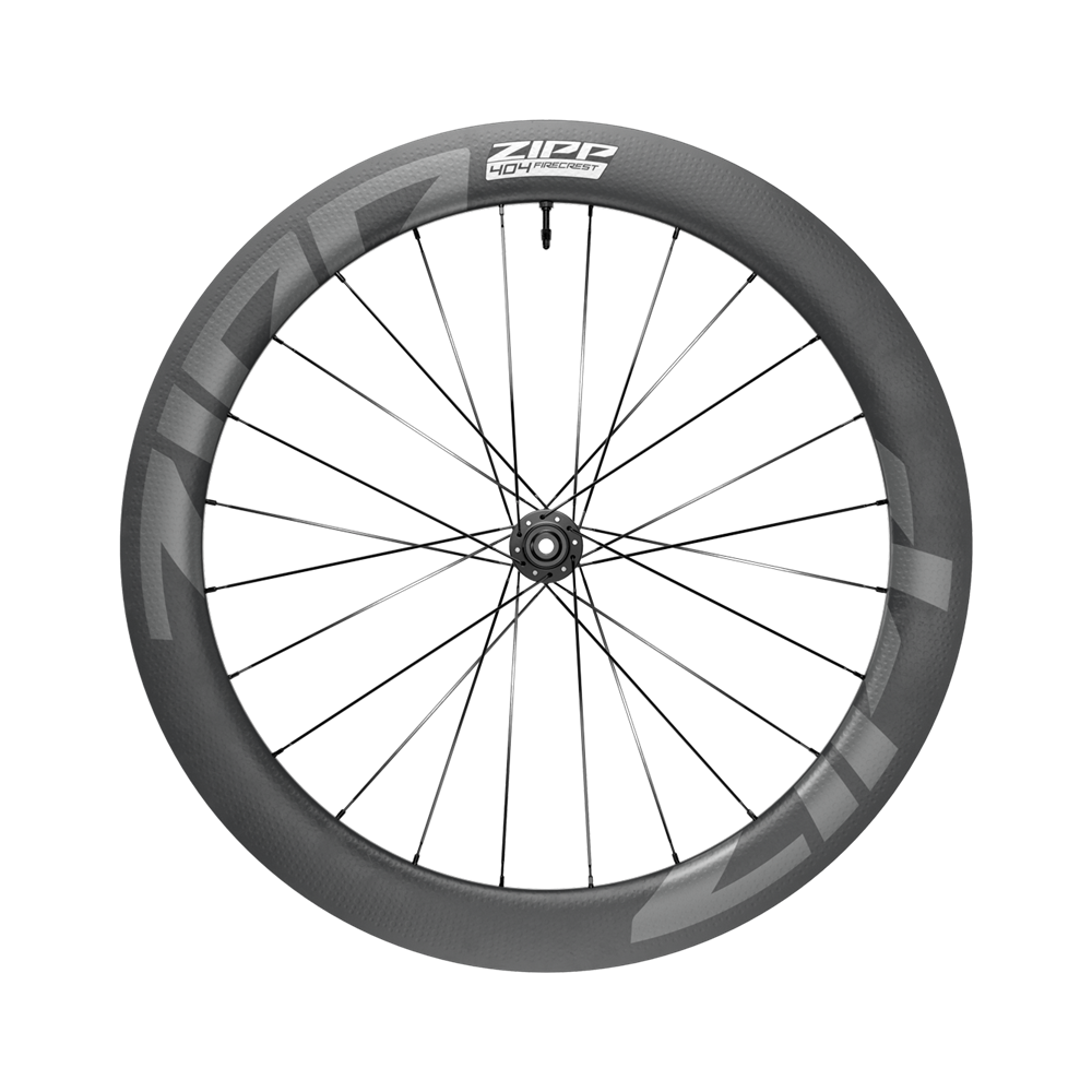 ZIPP 404 FIRECREST DISC Tubeless Ready voorwiel (Center Lock)