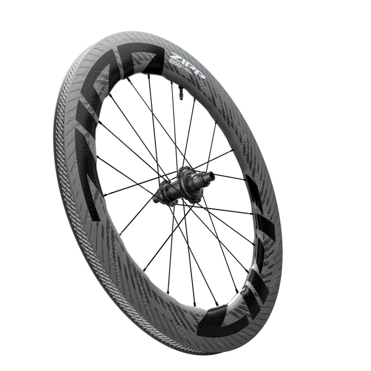 ZIPP 858 NSW DISC Tubeless voorbereid achterwiel (Center Lock)