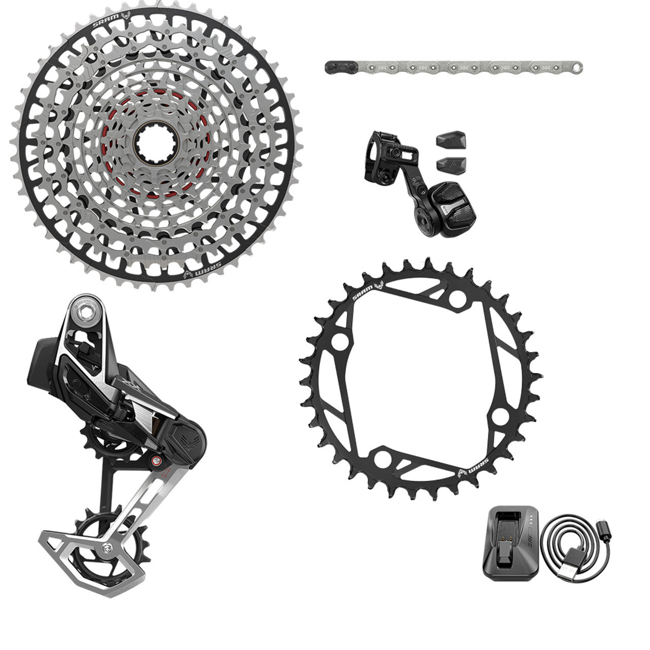 SRAM XX EAGLE E-MTB 104BCD AXS T-TYPE Groep 36 Tanden 10/52