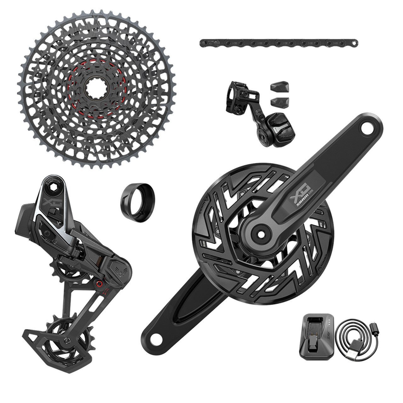 SRAM X0 EAGLE E-MTB BROSE ISIS AXS T-TYPE 36 Tanden CLIP-ON 10/52 Pakket