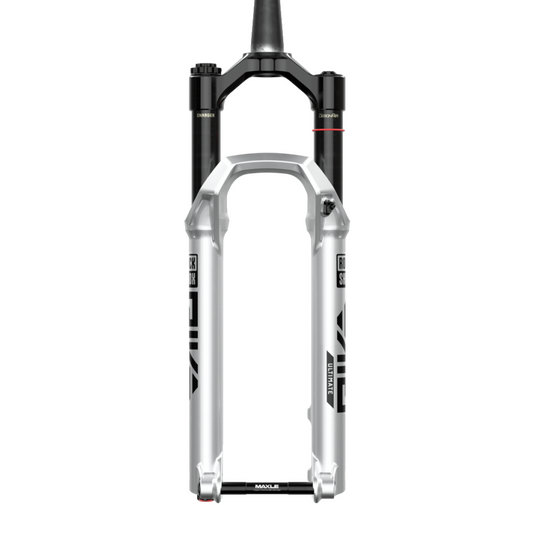 ROCKSHOX PIKE ULTIMATE CHARGER 3.1 RC27.5" DEBONAIR+ Tapered Voorvork As 15x110mm Boost Zilver