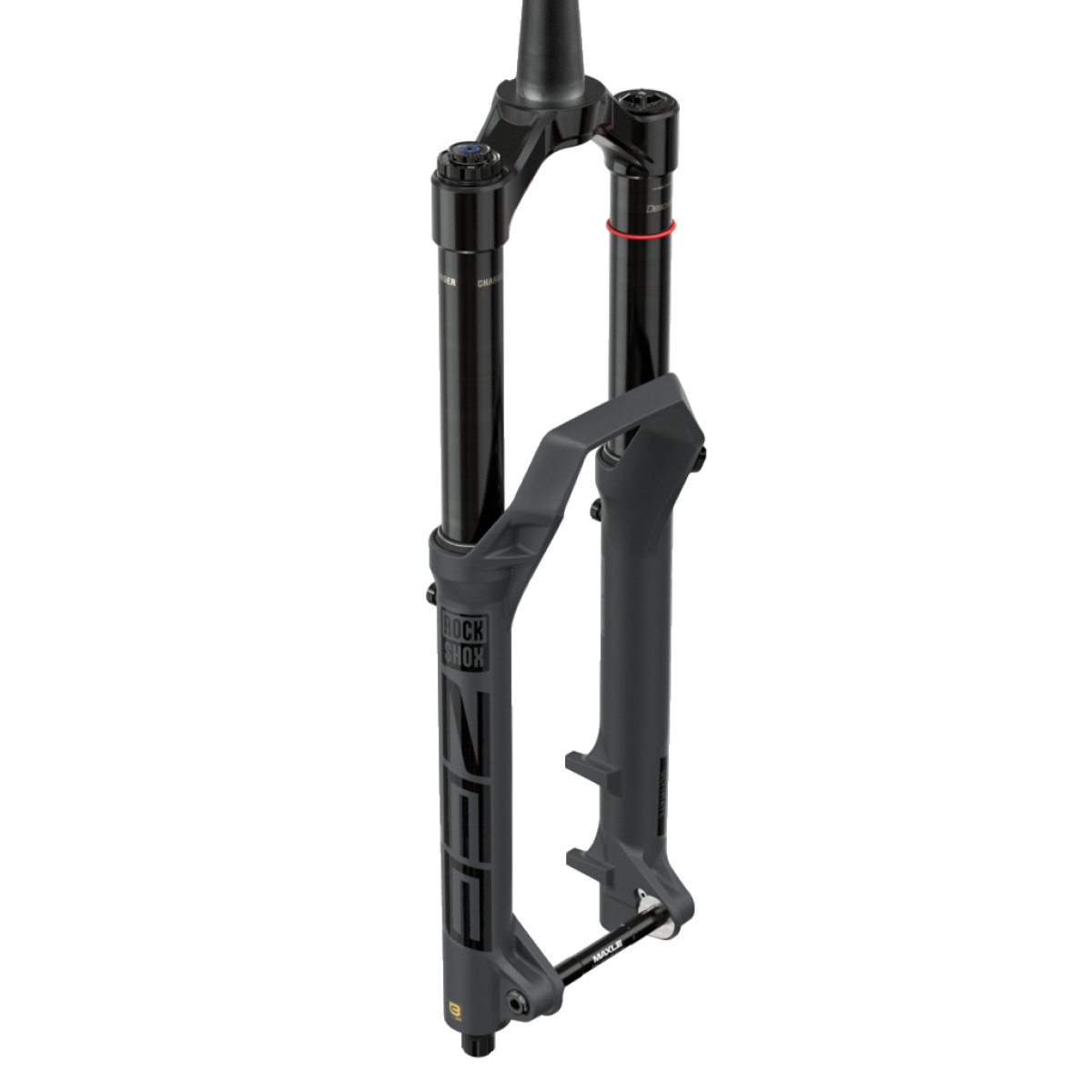 ROCKSHOX ZEB ULTIMATE CHARGER 3.1 RC2 29" DEBONAIR+ Tapered Voorvork As 15x110mm Boost Grijs