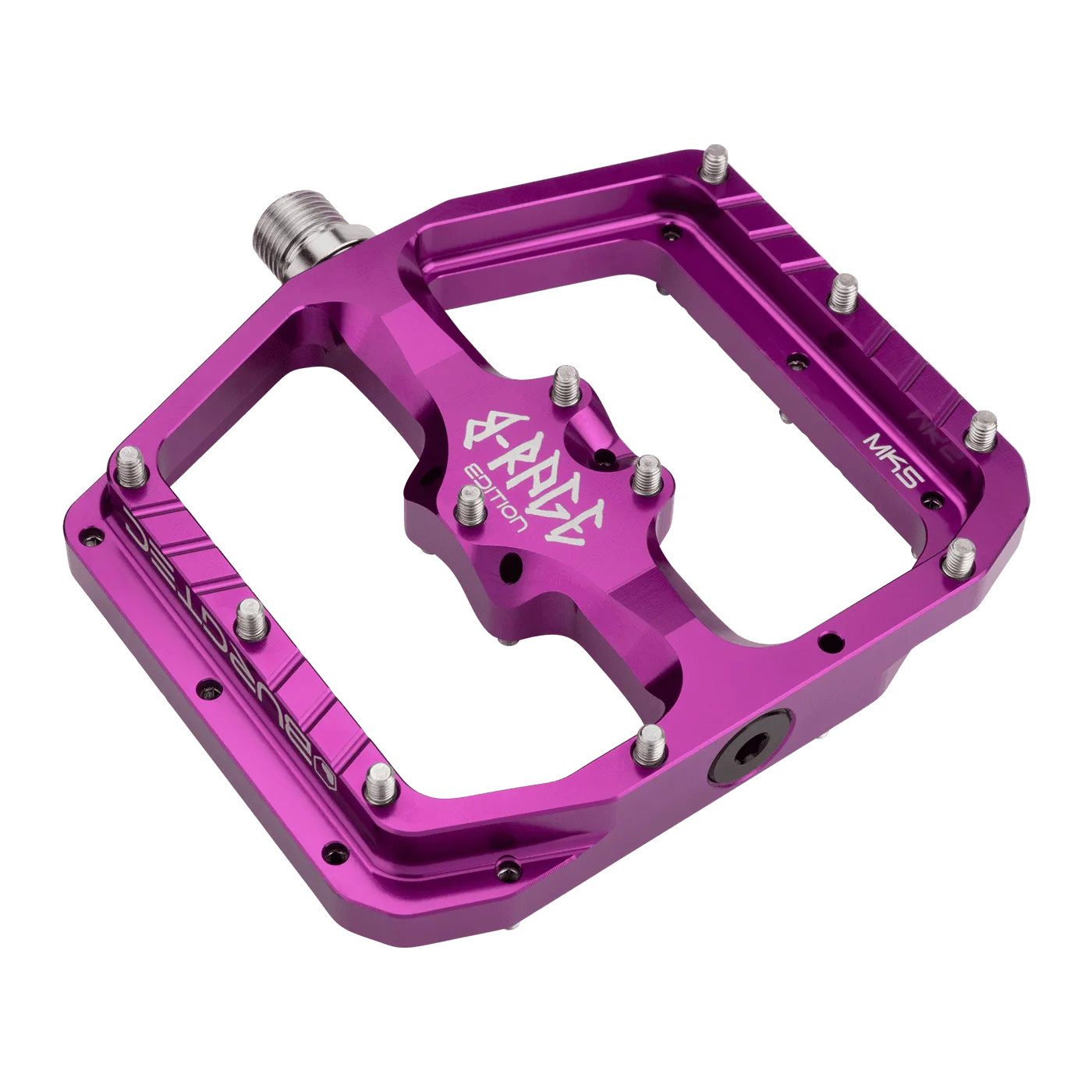 BURGTEC PENTHOUSE FLAT MK5 B-RAGE EDITION Violet platte pedalen