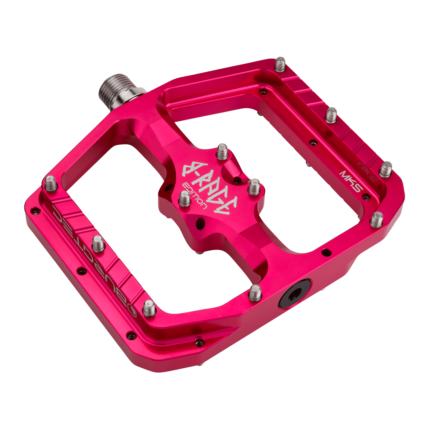 BURGTEC PENTHOUSE FLAT MK5 B-RAGE EDITION Roze platte pedalen