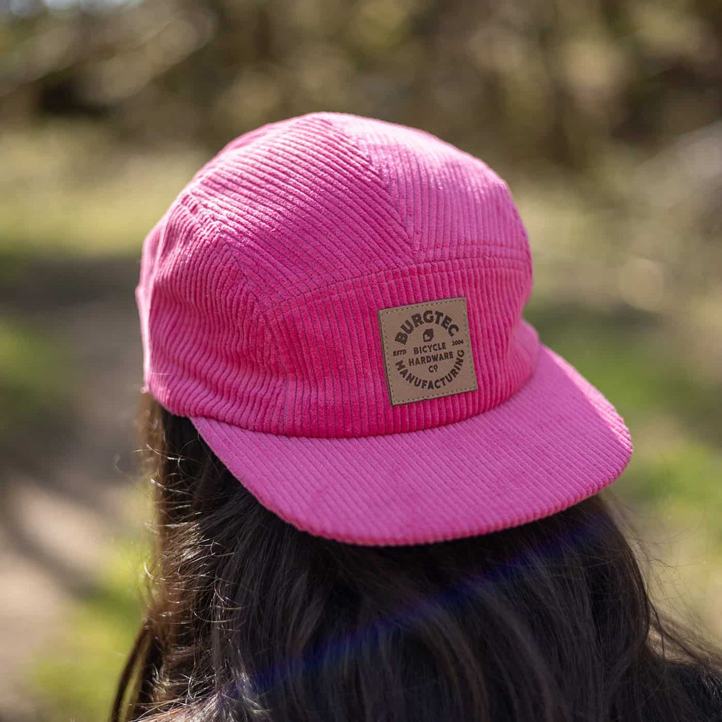 BURGTEC BANDIT CORDUROY VIJF PANEL Cap Roze Giftige Barbie