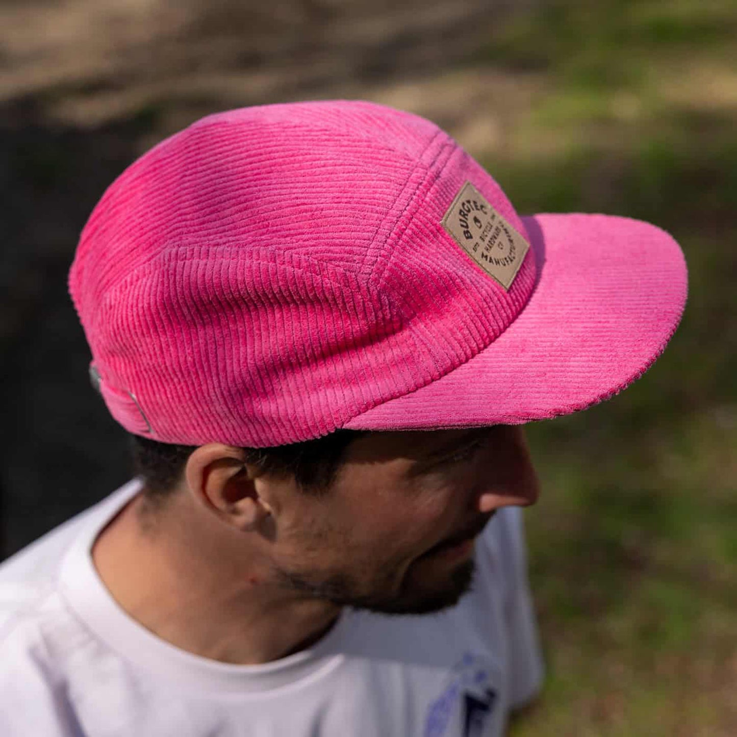 BURGTEC BANDIT CORDUROY VIJF PANEL Cap Roze Giftige Barbie