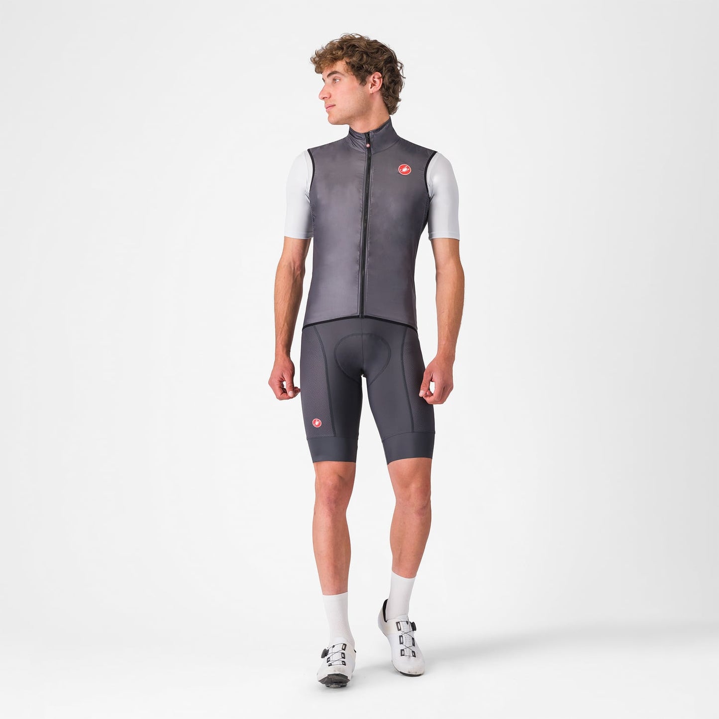 CASTELLI ARIA Mouwloos Vest Donkergrijs