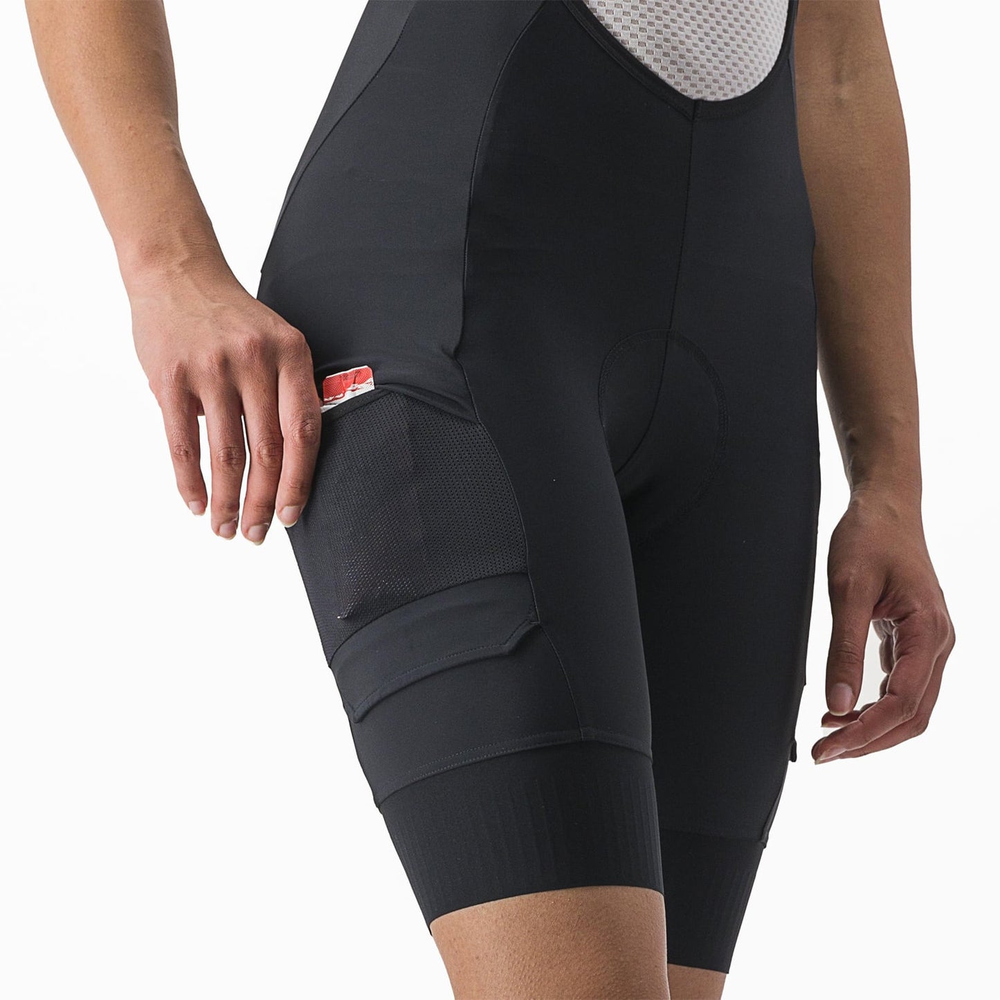 CASTELLI UNLIMITED CARGO Women's Short Bibtights Zwart