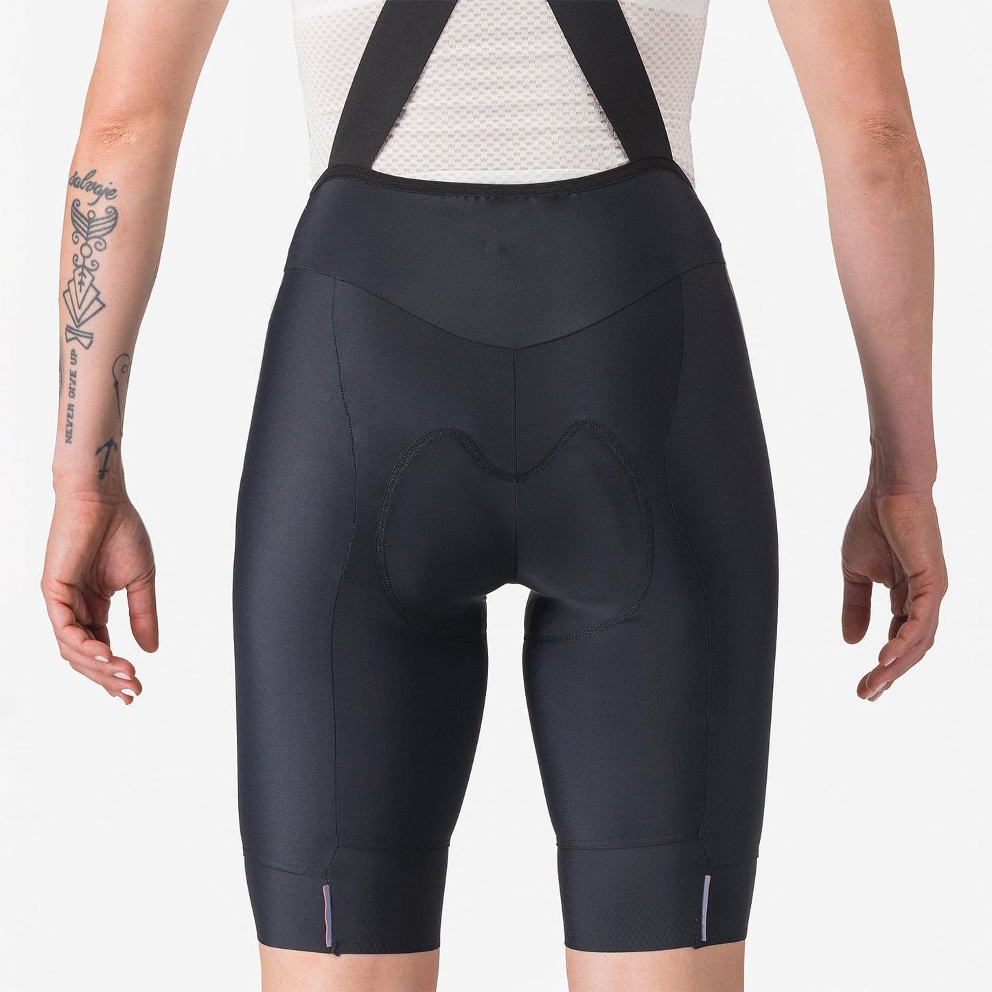 CASTELLI PRIMA 2 DT Dames Bibtights Kort Zwart