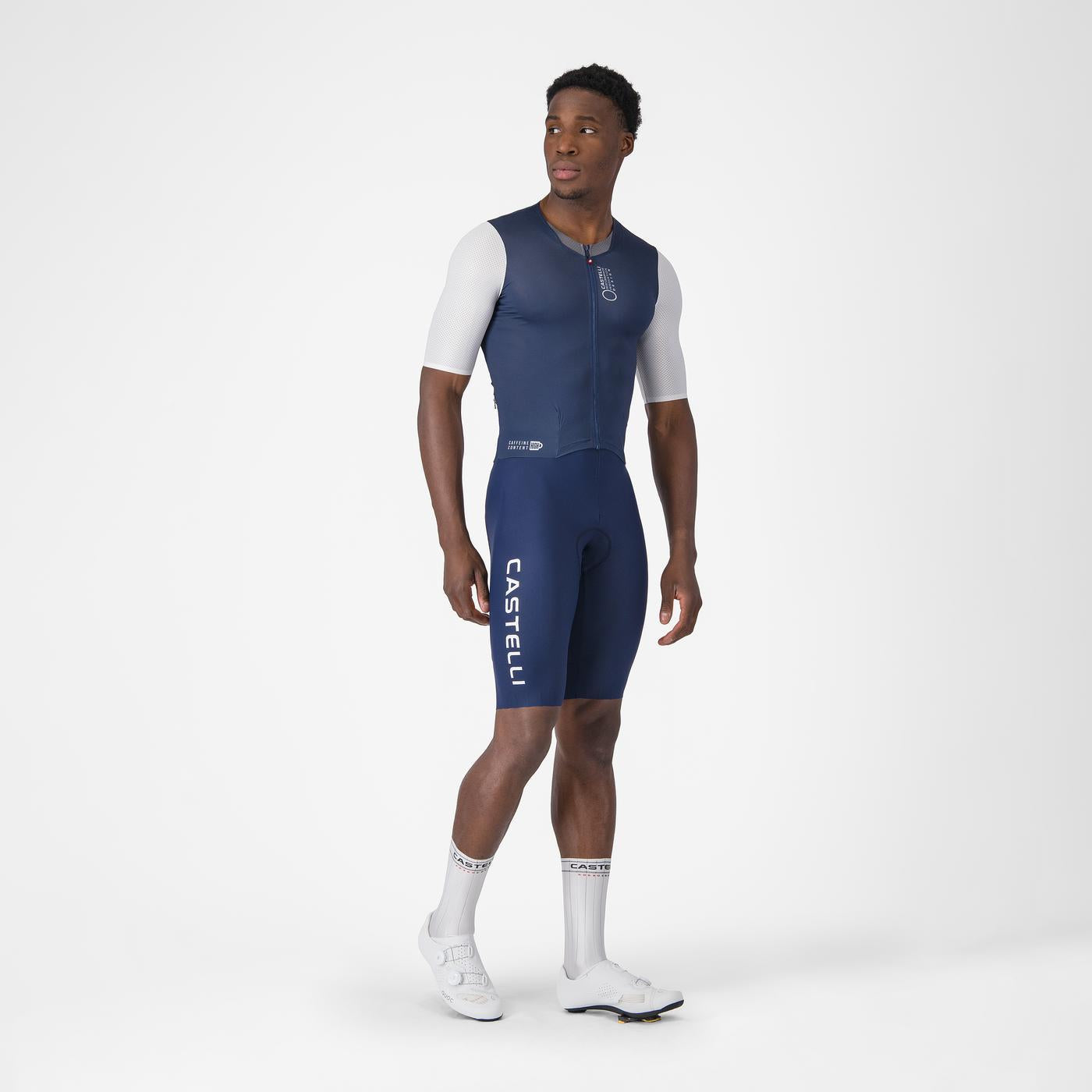 CASTELLI SATURDAY MORNING Jumpsuit Blauw/Wit