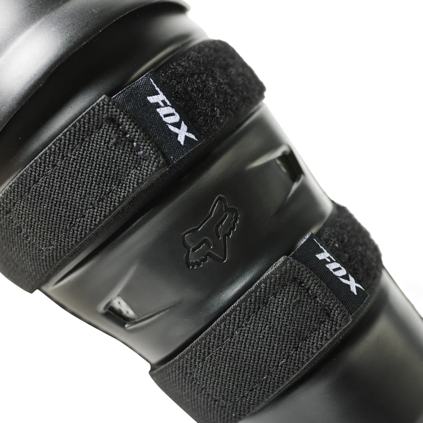 FOX TITAN Junior Knie/Scheenbeschermers Zwart/Zilver