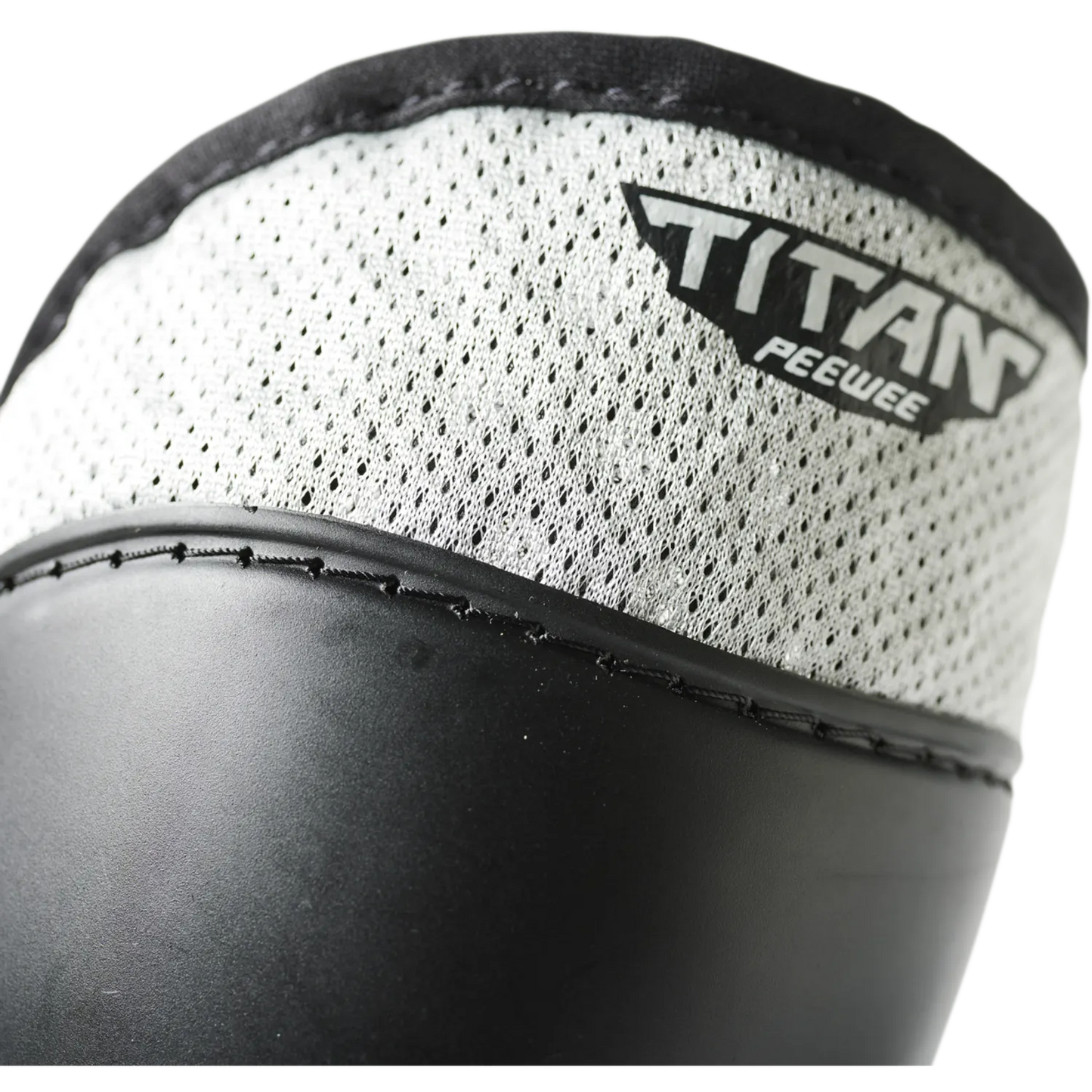 FOX TITAN Junior Knie/Scheenbeschermers Zwart/Zilver