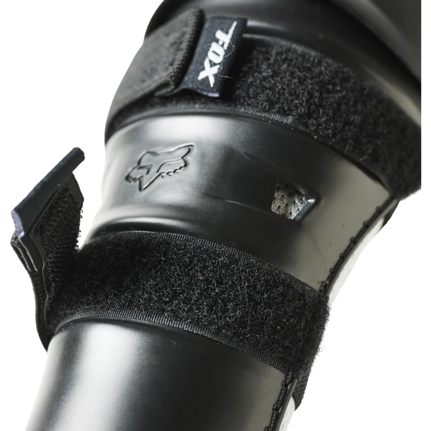 FOX TITAN Junior Knie/Scheenbeschermers Zwart/Zilver
