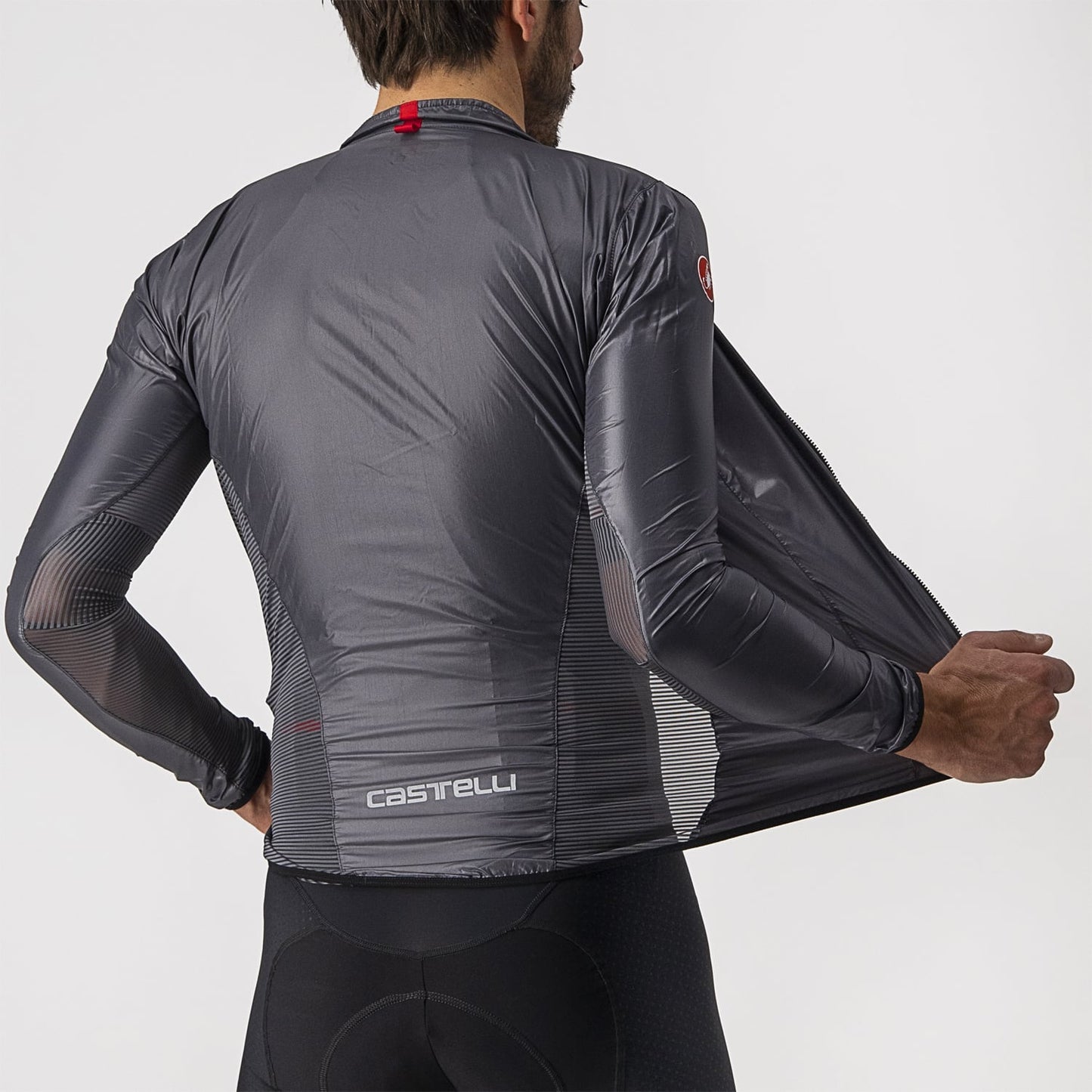 CASTELLI ARIA SHELL Jas Donkergrijs