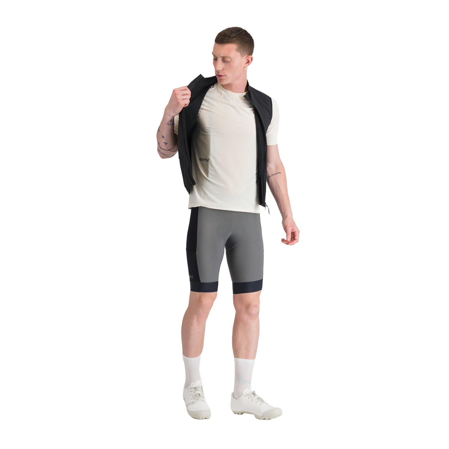 SPORTFUL SUPERGIARA 2 Slabbetje Grijs/Zwart